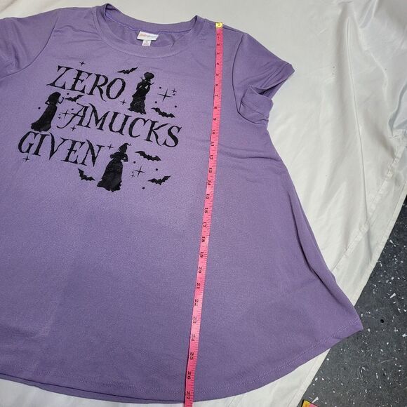 HOCUS POCUS Lularoe lilac Perfect T oversized swing tee‎ shirt M - Picture 6 of 8